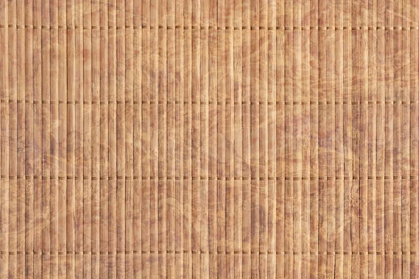 Bamboe placemat ruwe gebleekt gevlekt Grunge textuur — Stockfoto