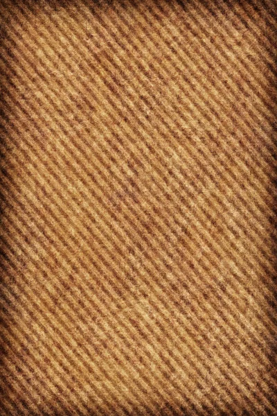 Recycle Cardboard Corrugated Bleached Vignette Grunge Texture — Stock Photo, Image