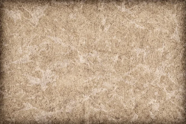 Oud Recycle papier gebleekt gevlekt grof vignet Grunge textuur — Stockfoto