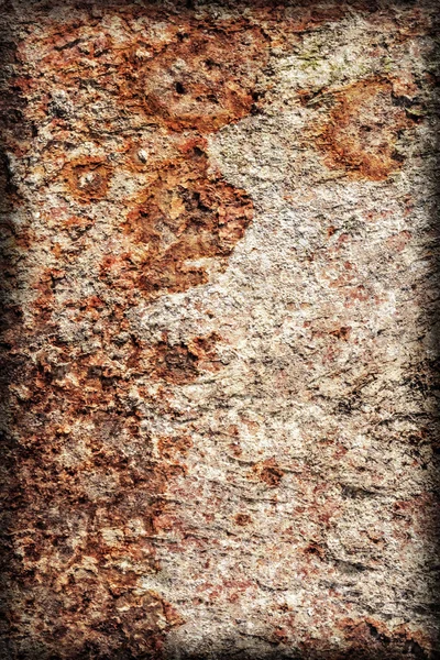 Vecchio metallo arrugginito superficie galleggiante con cemento Roughcast cappotto Grunge Texture — Foto Stock