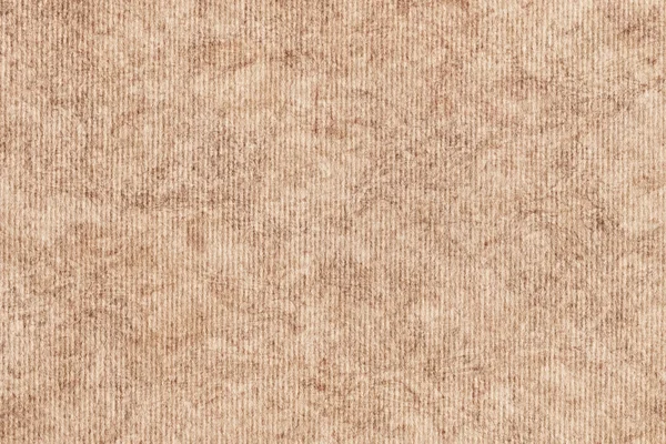 Papel pastel Beige rayado grueso moteado Grunge textura muestra — Foto de Stock