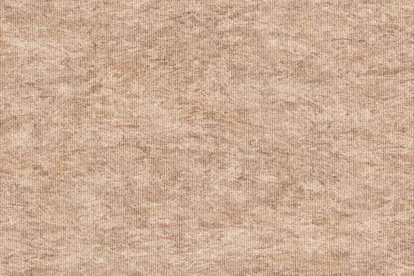 Papel pastel Beige rayado grueso moteado Grunge textura muestra — Foto de Stock