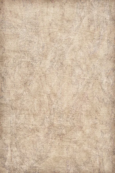 Művész alapozott Cotton Duck vászon fehérített foltos Grunge textúra — Stock Fotó