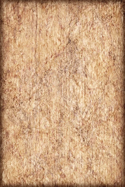 Artist Primed Coarse Jute Canvas Bleached Mottled Vignette Grung — Stock Photo, Image