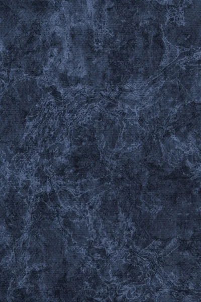 Recycle Pastel Paper Dark Marine Blue Coarse Bleached Mottled Grunge Texture — Stock Photo, Image