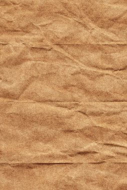 Kahverengi Kraft kağıt kaba ezilmiş buruşuk Grunge doku geri dönüşüm