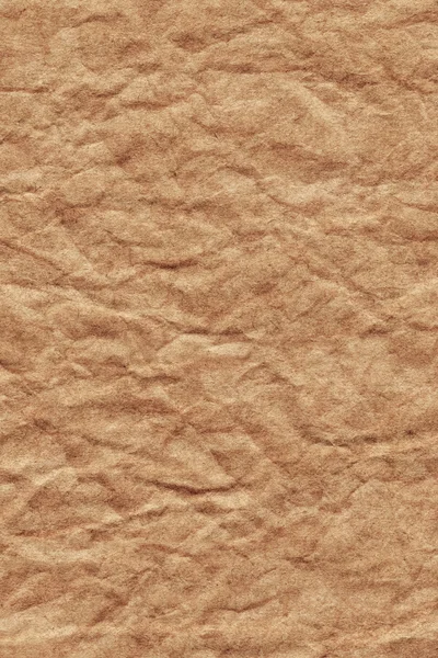 Reciclar Brown Kraft papel grueso triturado arrugado grunge textura — Foto de Stock