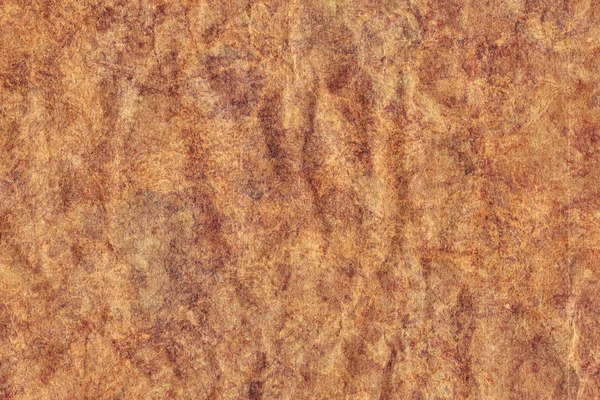 Reciclar papel Kraft marrom amassado malhada textura Grunge — Fotografia de Stock