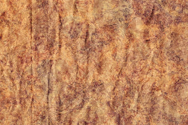 Recycle bruin kraftpapier verfrommeld gevlekt Grunge textuur — Stockfoto