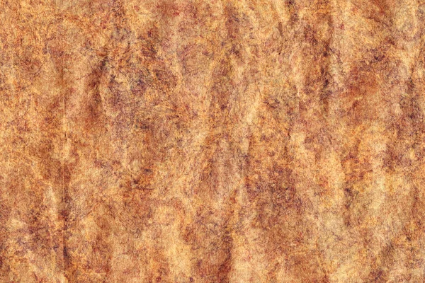 Reciclar papel Kraft marrón arrugado textura grunge moteada — Foto de Stock