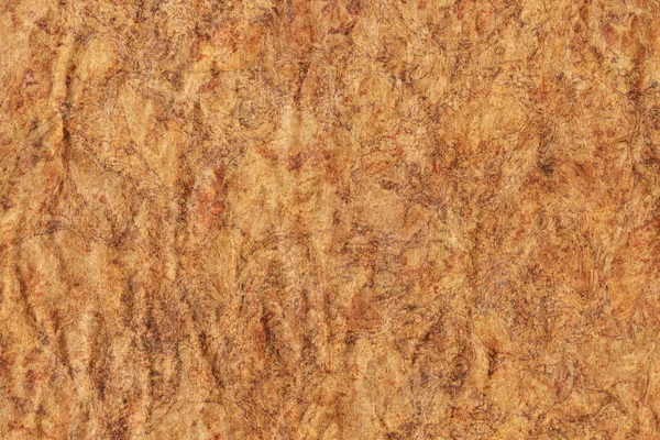 Reciclar papel Kraft marrom amassado malhada textura Grunge — Fotografia de Stock