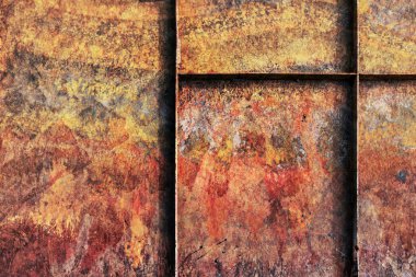 Old Badly Corroded Metal Surface Grunge Texture clipart