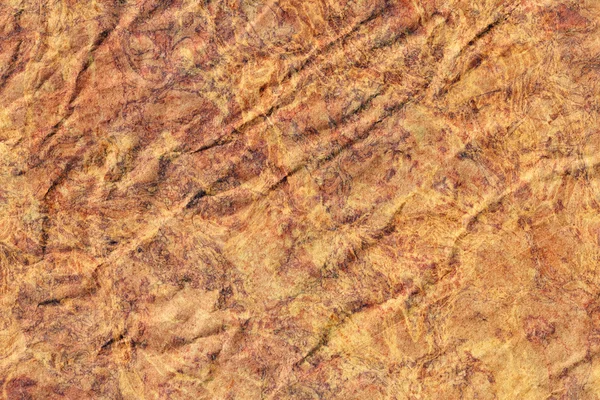 Переробка коричневого крафтового паперу вкрита плямистою текстурою гранж — стокове фото