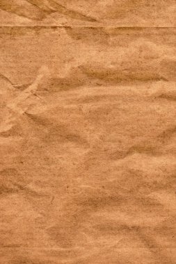 Kahverengi Kraft kağıt kaba ezilmiş buruşuk Grunge doku geri dönüşüm