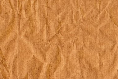 Kahverengi Kraft kağıt kaba ezilmiş buruşuk Grunge doku geri dönüşüm