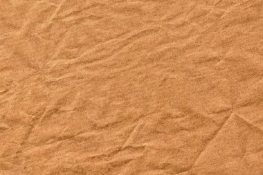 Kahverengi Kraft kağıt kaba ezilmiş buruşuk Grunge doku geri dönüşüm