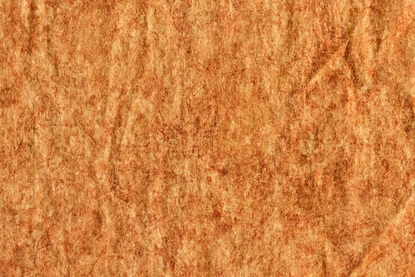Recycle bruin kraftpapier grof gemalen verfrommeld gebleekte gevlekt Grunge textuur — Stockfoto