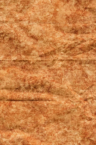 Reciclar Brown Kraft papel grueso triturado arrugado blanqueado moteado Grunge textura — Foto de Stock