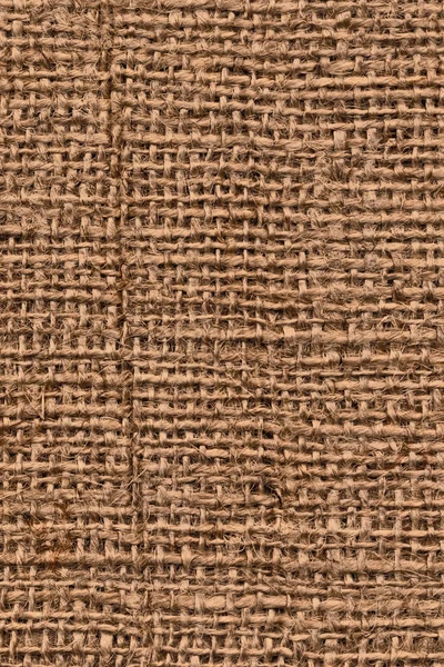 Toile de jute d'artiste texture grossière crue non apprêtée — Photo