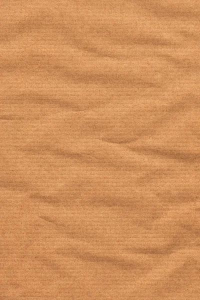 Geri dönüşüm çizgili kahverengi Kraft kağıt doku buruşuk — Stok fotoğraf