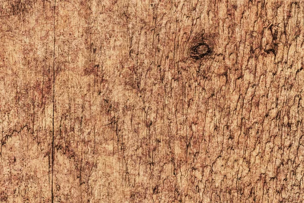 Gamla grova behandlade knuten furu trä planka melerat Grunge konsistens — Stockfoto
