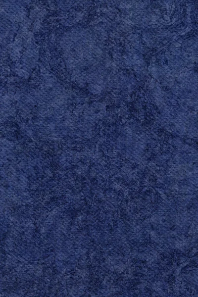 Artist Navy Blue Primed Cotton Duck Canvas Mottled Grunge Texture — Stock Photo, Image