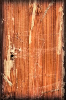 Eski vernikli ahşap Panel çizilmiş soyulmuş Vignette Grunge doku kırık