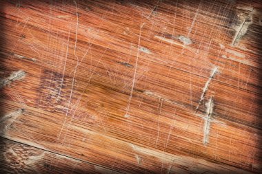Old Varnished Wooden Panel Cracked Scratched Peeled Vignette Grunge Texture clipart
