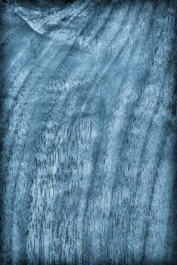 Ceviz ahşap ağartılmış ve lekeli mavi Vignette Grunge doku örneği