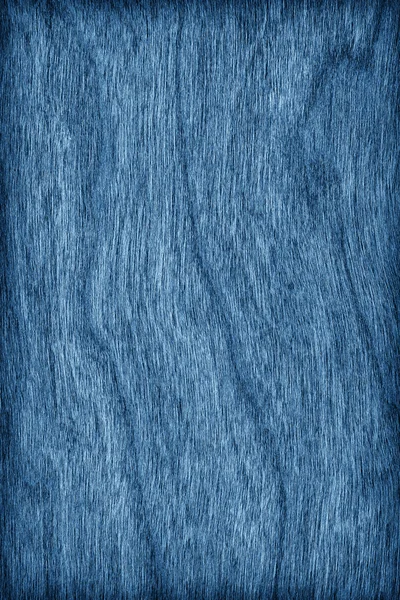 Doğal kiraz ahşap kaplama ağartılmış ve koyu deniz mavi lekeli — Stok fotoğraf