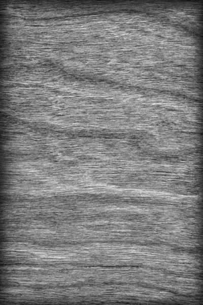 Natural Cherry Wood Veneer Bleached and Stained Gray Vignette Grunge Texture — Stockfoto