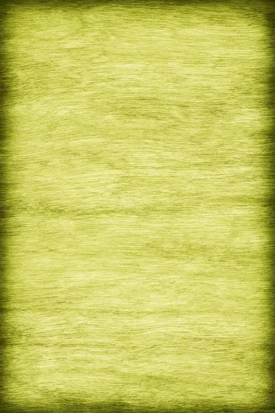 Cherry Wood Bleached and Stained Lime Yellow Vignette Grunge Texture Sample — Stock Photo, Image