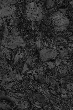 Cork kiremit kömür siyah kaba doku