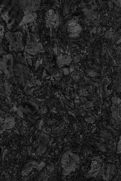 Azulejo de corcho Carbón negro grueso Grunge textura — Foto de Stock