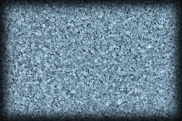 Korkfliese grob blaue Vignette Grunge Textur Probe — Stockfoto