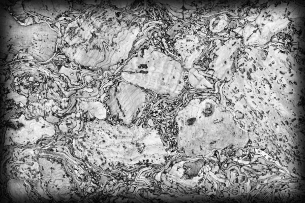 Φελλός γκρι πλακάκι χονδροειδή, βινιέτα Grunge υφή δείγμα — Φωτογραφία Αρχείου