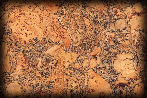 Натуральна коркова плитка Груба вігнет гранж текстури зразка — стокове фото