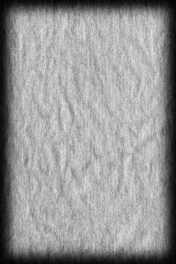 Vignette Grunge doku eski gri çizgili geri dönüşüm kağıt buruşuk