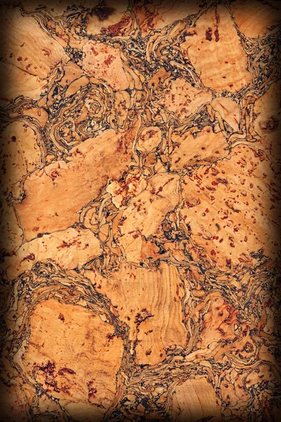 Doğal mantar döşeme kaba Vignette Grunge doku.