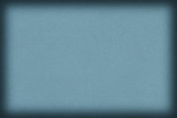 Gestreepte licht bleke Marine blauwe Kraft papier vignet Grunge textuur — Stockfoto