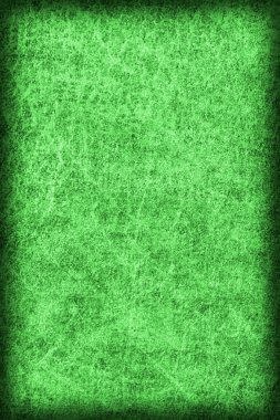 Eski zümrüt yeşil inek derisi Creasy kaba Vignette Grunge doku örneği