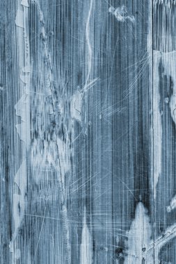Eski mavi lekeli vernikli ahşap Lamine Panel çizilmiş soyulmuş Grunge doku kırık