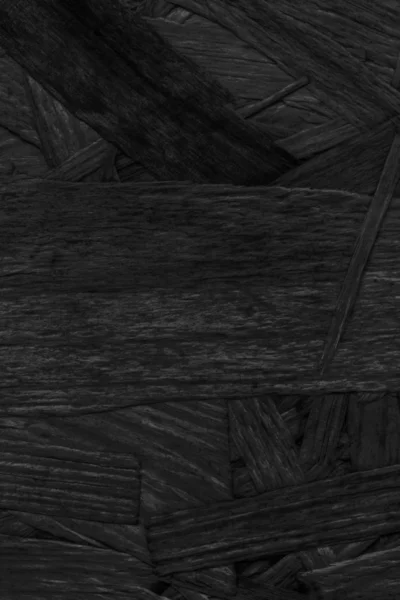 Fa, forgácslap fehérített és festett faszén fekete foltos durva Grunge textúra — Stock Fotó