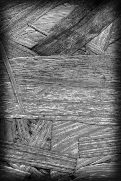 Old Bleached Gray Chipboard Coarse Vignette Grunge Texture — Stock Photo, Image