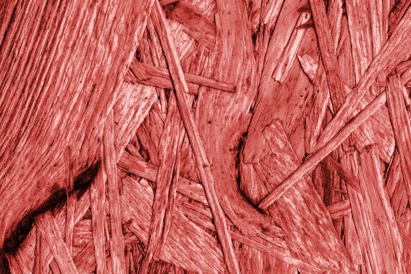 Płyta wiórowa bielone i czerwone barwiony grubej Grunge tekstury — Zdjęcie stockowe