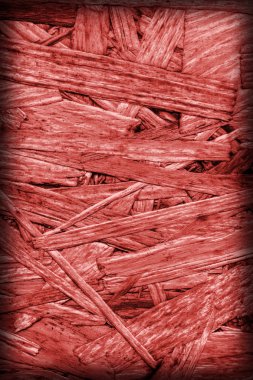 Sunta ağartılmış ve kırmızı lekeli kaba Vignette Grunge doku