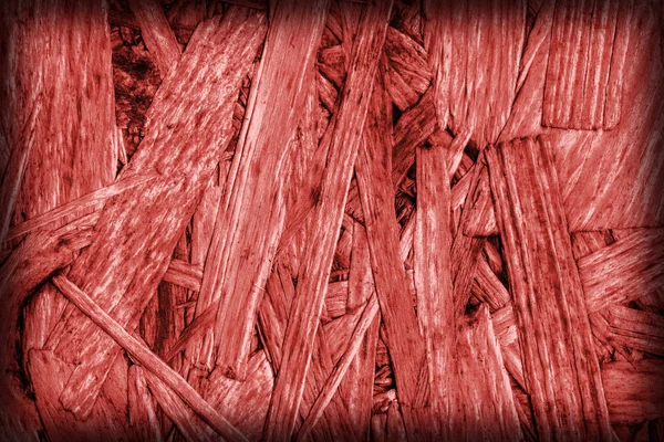 Folha branqueada e vermelho manchado grosseiro vinheta Grunge textura — Fotografia de Stock
