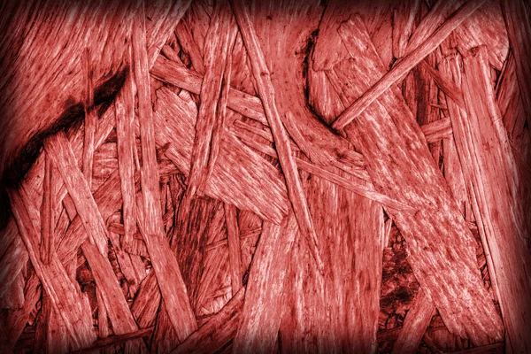 Płyta wiórowa bielone i czerwone barwiony grubej winieta Grunge tekstury — Zdjęcie stockowe