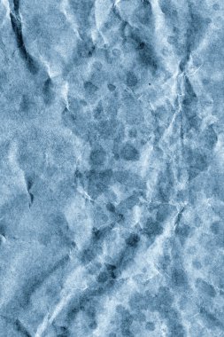 Kaba geri dönüşüm mavi Kraft kağıt bakkal çantası, lekeli, ezilmiş, C