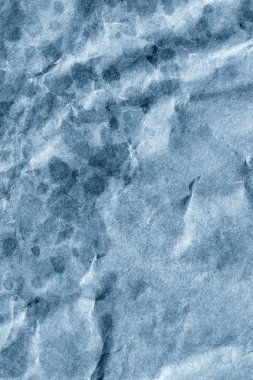 Mavi geri dönüşüm Kraft kağıt buruşuk Grunge doku detay